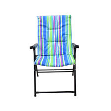 Alm Luxury Camping Chair Strip Color