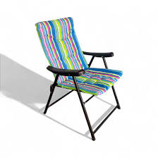 Alm Luxury Camping Chair Strip Color