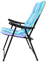 Alm Luxury Camping Chair Strip Color