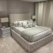 Base & Headboard (200x180) - With Button Rankoussi (beige)