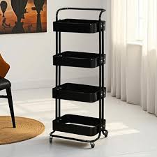 Metal 4 Tier Multi-purpose Organizer Kitchen Rack