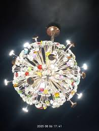 Pendant Light - 61694 - D600 Mixed Colors K9 Crystal - Gold