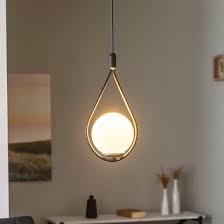 Silver E14 Pendant Light