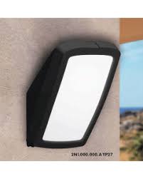 2N1 Black E27 Wall Light