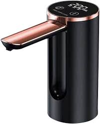Presto So’o Electronic Basin Mixer In Black & Rose Gold With Battery - 56196