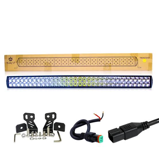 Toby’s 40-Inch 320W Double-Row Spot LED Light Bar – IP68 Waterproof