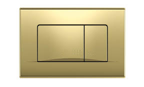 Slovenia Dots Duo Flush Button Bright Gold