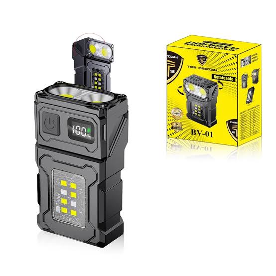 Toby’s BV-01 Mini LED Flashlight 200LM Rechargeable COB Work Light