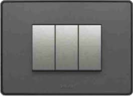 FE374 V7 Black V7-006 3 Gang 2 Way Plate Switch