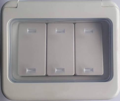 MODI PVC Switch Cover Box 3×6 Surface Mount Box