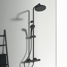 Rain Shower Set – Matt Black