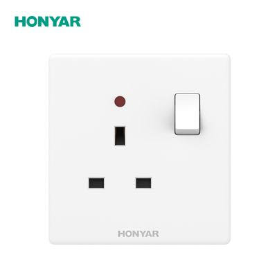 R097 MODI Bakelite 15A 1 Gang Switched Round Pin Socket MD-HWD5017 – Heavy Duty Wall Socket