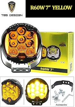 Toby’s TBS R 60W 7-Inch Yellow Light
