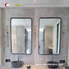 LED Bathroom Mirror – Brushed Gold Frame