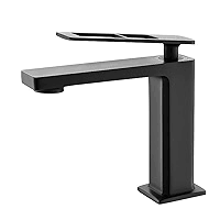 Single Lever Basin Mixer Short (Matte Black)
