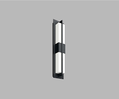 MLA1124B Modern LED Wall Lamp Black D115*H600mm