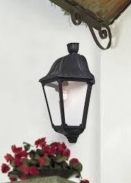 Medium Half Wall Light - Black