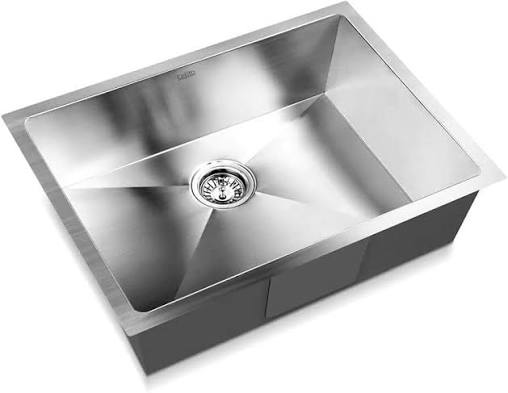 Single Top Kitchen Sink 60×45 cm – Silver