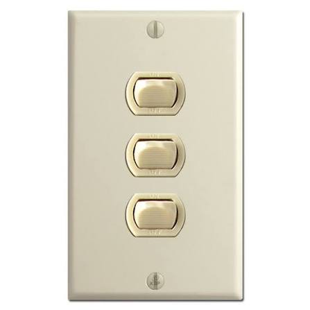 FE185 V1 Ivory V1-040 Card Switch 3×3