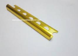 ALUMINIUM ROUND EDGE  (LIGHT GOLD )