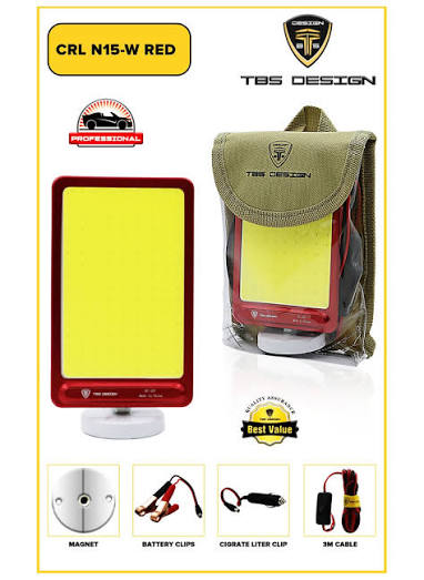 Toby’s CRL-N15 Gold Portable Camping LED Lantern with Magnetic Base