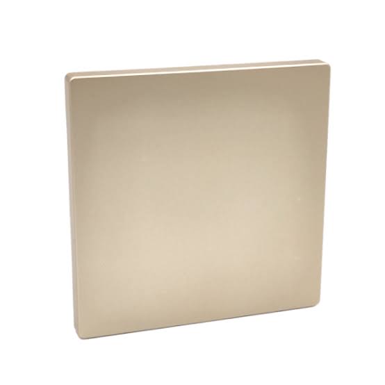FE248 V5 Champagne Gold V5-030 Blank Plate 3×3