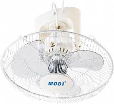 P024 MODI 16 Inch Orbit Fan MD-HWF3002 White High Speed 360° Oscillating Fan