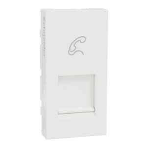 R397 V6 White V6-013 TEL Socket – Modular RJ11 Telephone Socket, White