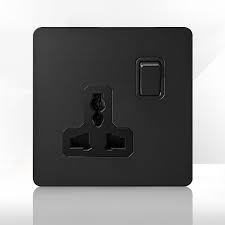 DB119-GOLD Universal Socket  with Switch 16A