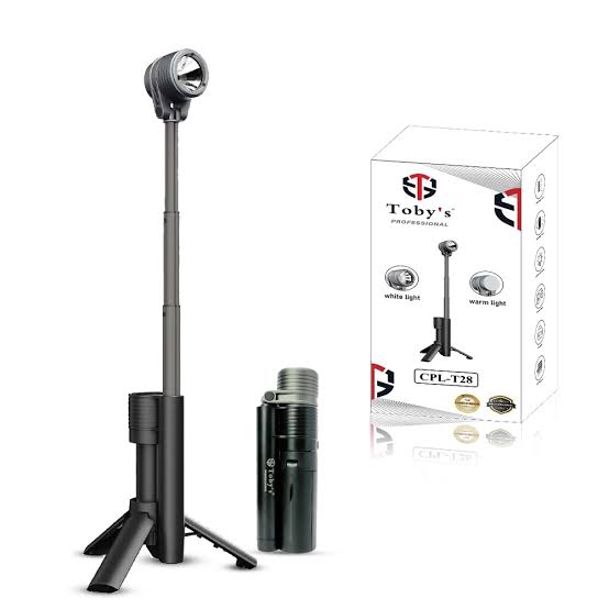 Toby’s CPL-T28 Rechargeable Camping Light with Tripod Stand, 4500mAh Battery & SOS Mode