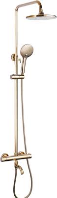Brushed Gold Shower Set