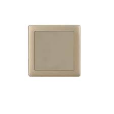 FE203 V1 Matte Golden V1-030 Blank Plate 3×3