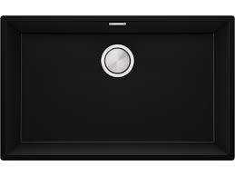 Black Undermount Kitchen Sink 80 × 45 cm