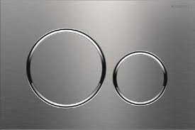 Geberit Sigma20 Actuator Plate For Dual Flush - Brushed Stainless Steel