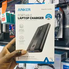 Anker power core III 19K 60W Portable Laptop Charger With PD (A1284H11)- Black