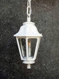 Hanging Outdoor Lamp – White