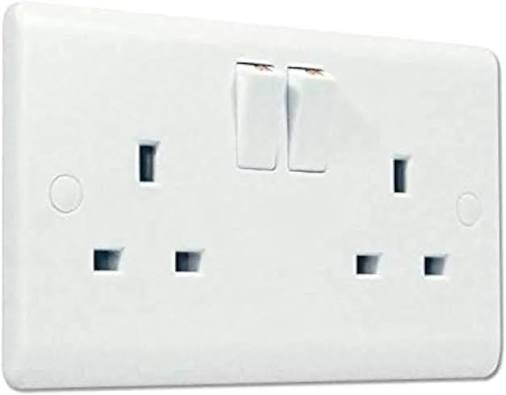D1-025 13A Double Switch Socket