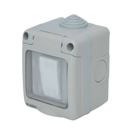 FE528 VMAX Waterproof V-HWD4014 1 Gang 1 Way Switch Socket IP55 Weatherproof Electrical Switch