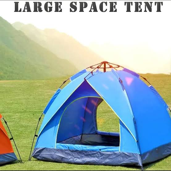 Toby’s New 2–3 Person Automatic Pop Up Camping Tent – JSC42 Blue Outdoor Tent