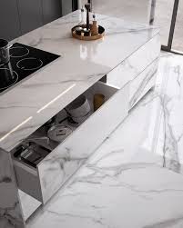 Under Cabinet MG-01 β White Marble Finish | 80mm Depth (Model 90561)