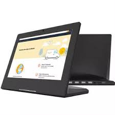 10.1" L Shape Counter Top Touch Screen Signage- WL1012T with Battery