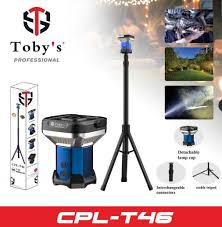 Toby’s CPL-T46 Rechargeable LED Camping Lantern 8000mAh with Adjustable Tripod Stand & Magnetic Base