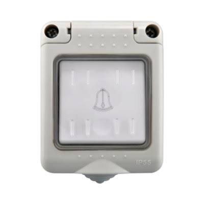 MODI Waterproof MD-HWD4001 D/FS-1GB 1 Gang Bell Push Switch Outdoor Doorbell Switch