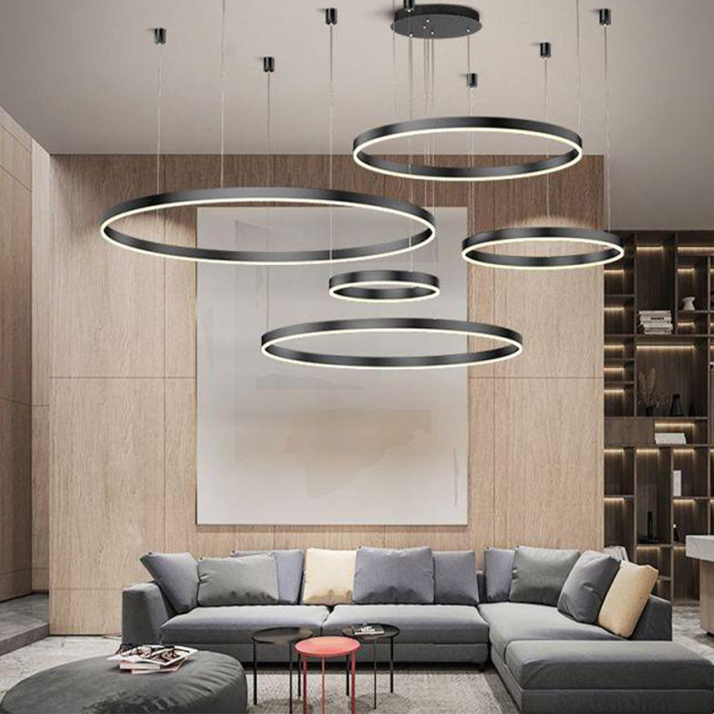 Modern Ring Light Black