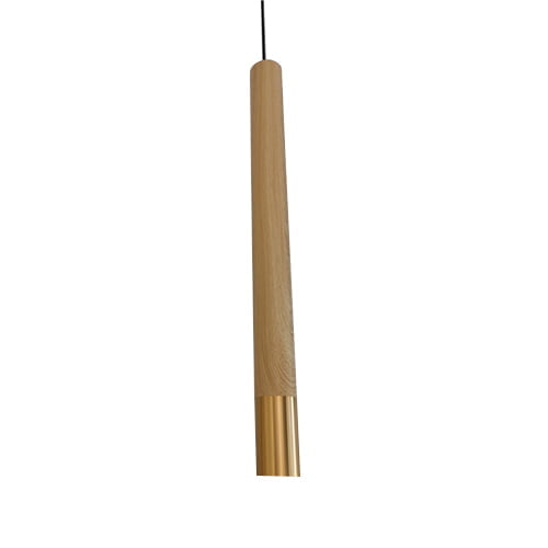 Wooden And Gold Color Handle Light