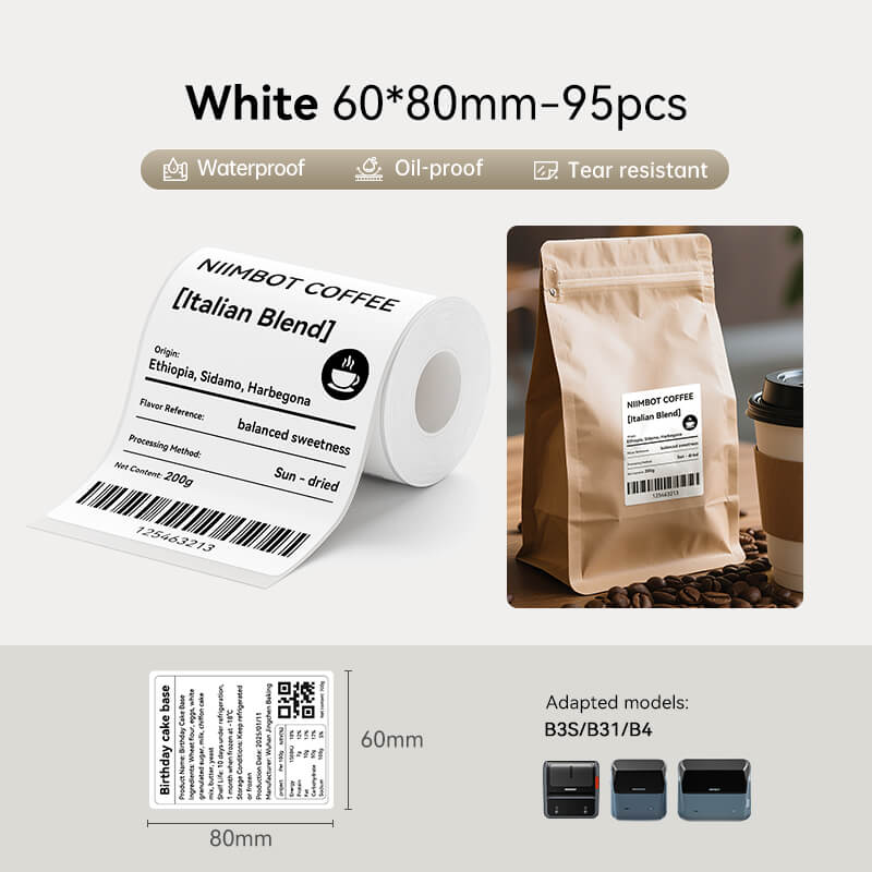 NIIMBOT B4 Inkless Thermal Label Maker for Shipping