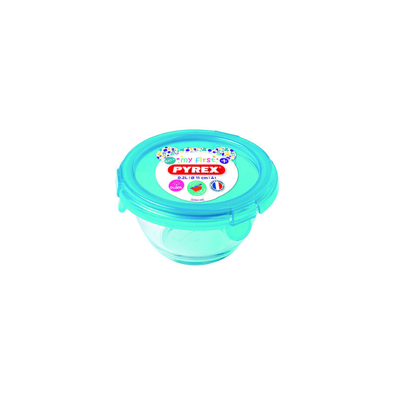 Pyrex 0.2l Round Baby Food Storage With Lid