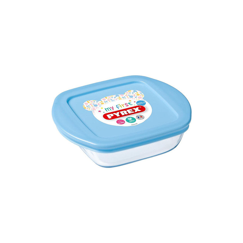 Pyrex 0.4l Square Storage Dish With Lid