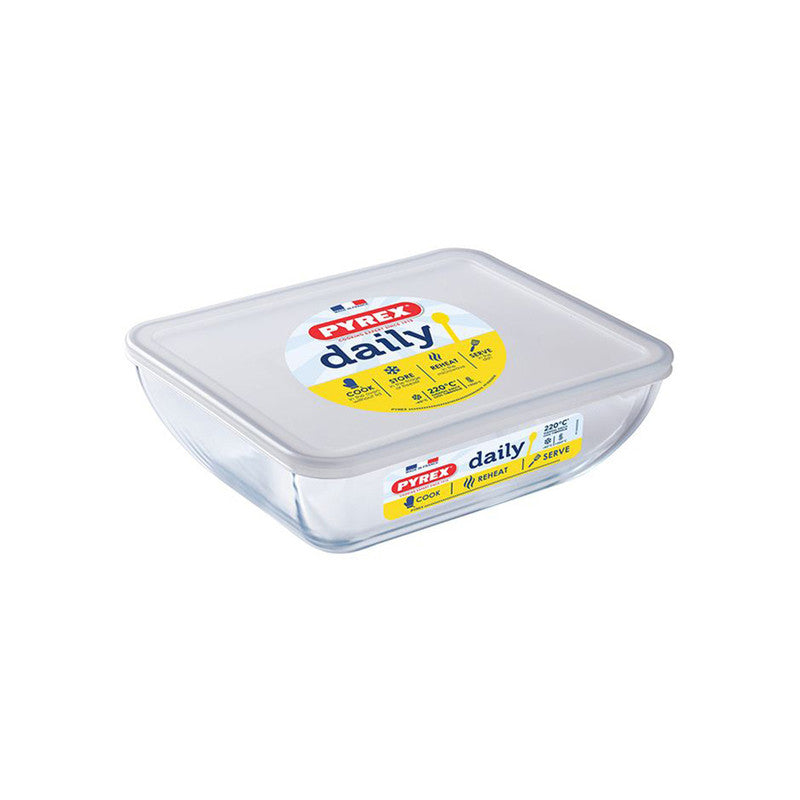 Pyrex 1.3l Rectangular Roaster With Lid