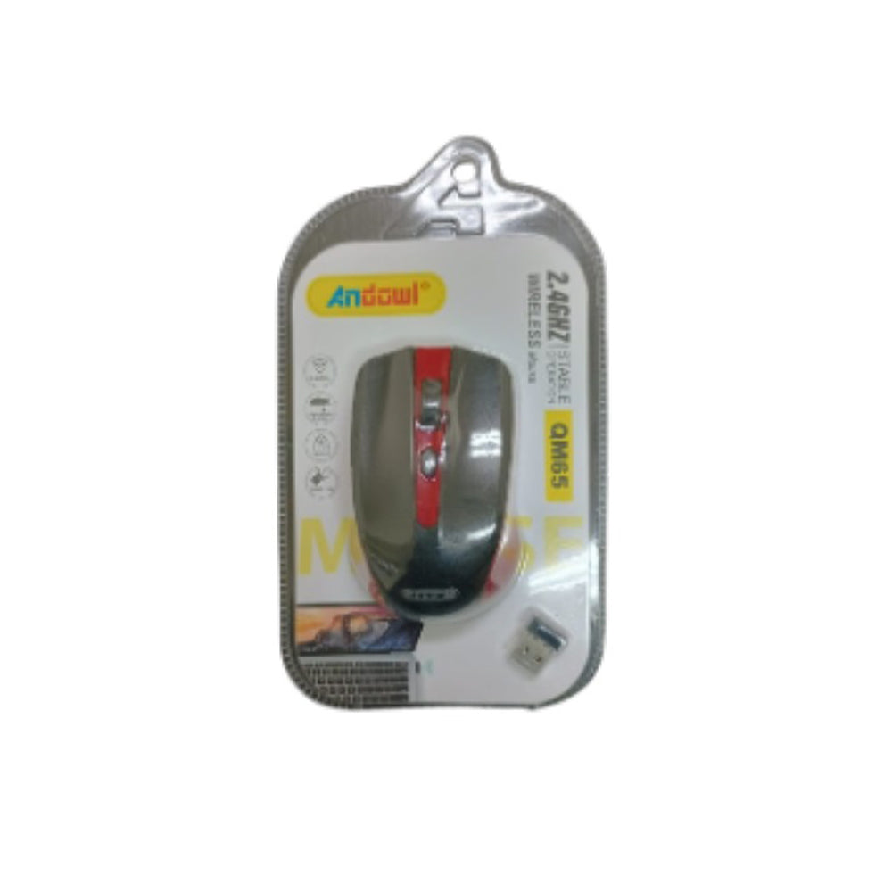 Andowl Wireless Mouse Black
